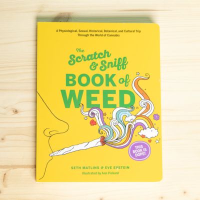 The Scratch & Sniff - Book of weed